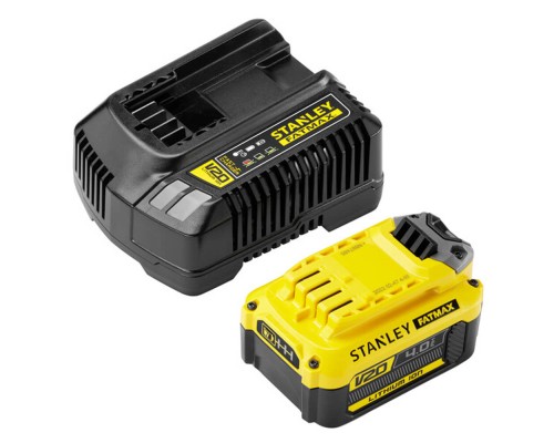 Набір акумулятор + зарядний пристрій Stanley FatMax,V20, 18 В,4Ah, 4A (SFMCB14M1)