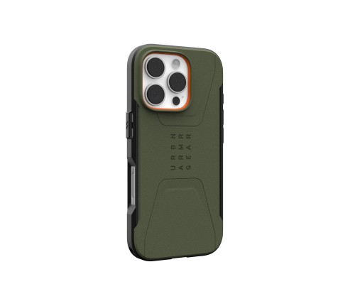 Чохол до мобільного телефона UAG iPhone 16 Pro Civilian Magsafe Olive Drab (114444117272)