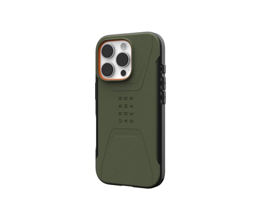 Чохол до мобільного телефона UAG iPhone 16 Pro Civilian Magsafe Olive Drab (114444117272)
