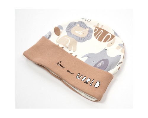 Набір дитячого одягу Miniworld зі звірятками (18004-62B-brown)