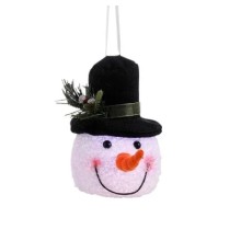 Ялинкова іграшка Luca Lighting Сніговик 14 см Чорний (8718861682953BLACK)