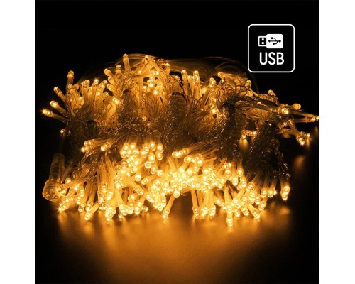 Гірлянда ColorWay Штора завіса 3 x 2 м 240 LED USB теплий колір (CW-GW-240L32U)