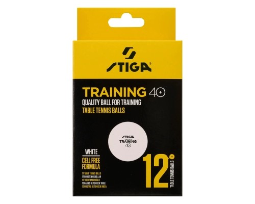 М'ячик для настільного теніса Stiga Training ABS 12 шт (1110-2610-12) (931159)