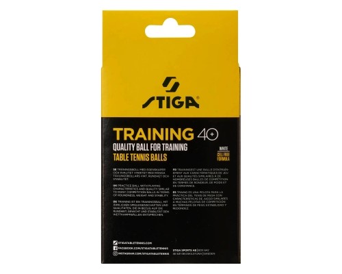 М'ячик для настільного теніса Stiga Training ABS 12 шт (1110-2610-12) (931159)