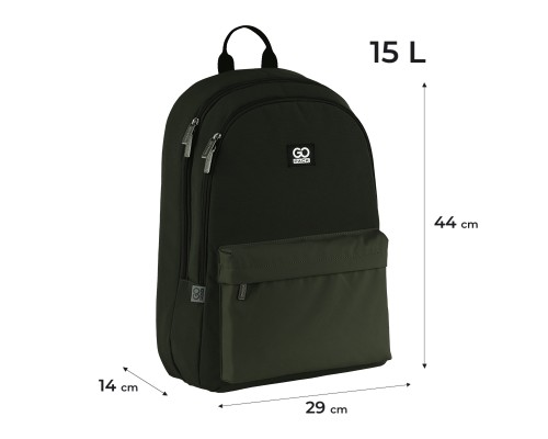 Рюкзак шкільний GoPack Education Teens 140 хакі (GO25-140L-4)