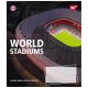 Зошит Yes World stadium А5 36 аркушів клітинка (767073)