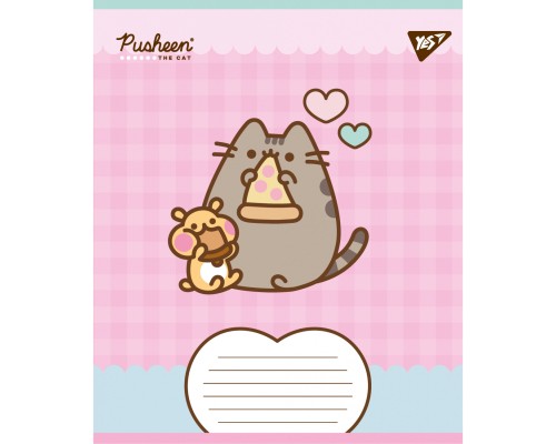 Зошит Yes Pusheen Weekend А5 12 аркушів клітинка (767607)