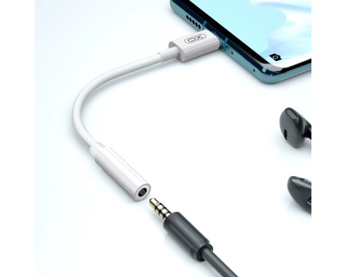 Перехідник USB-C to 3.5mm M XO (NB-R161.white)