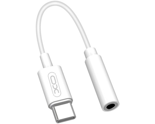 Перехідник USB-C to 3.5mm M XO (NB-R161.white)