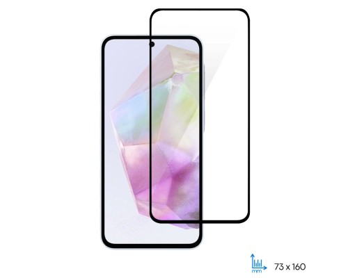 Скло захисне 2E Samsung Galaxy A55 5G (A556) 2.5D FCFG black (2E-G-A55-SMFCFG-BB)