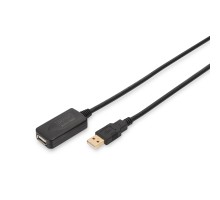 Дата кабель USB 2.0 AM/AF 5.0 m active Digitus (DA-70130-4)