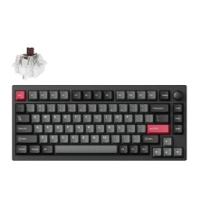 Клавіатура Lemokey P1 Pro Super Brown RGB Wireless/Bluetooth/USB Carbon Black (P1P-M3-UA)