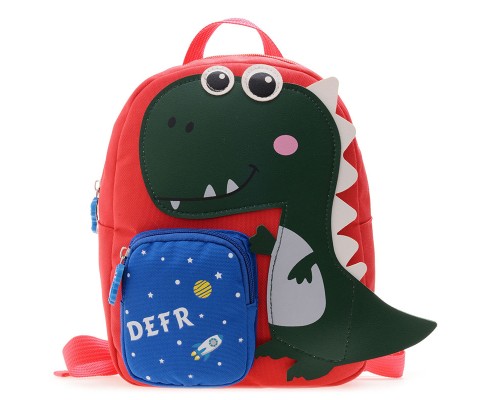 Рюкзак дитячий Evo-kids Small Dino Red Black (2418-12 Red Black Dino)