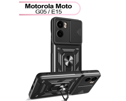 Чохол до мобільного телефона BeCover Military Motorola Moto G05 / E15 Black (713527)