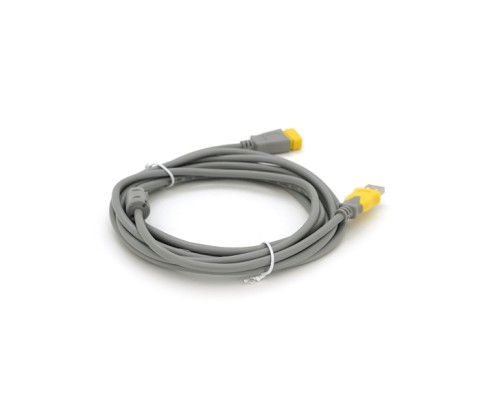 Дата кабель USB 2.0 AM/AF 3.0m ferrite grey yellow V-LINK (YT-AM/AF-3.0GY)