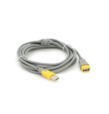 Дата кабель USB 2.0 AM/AF 3.0m ferrite grey yellow V-LINK (YT-AM/AF-3.0GY)