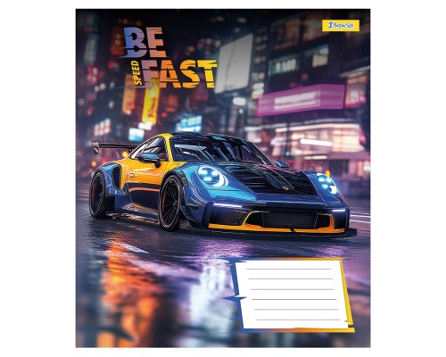 Зошит 1 вересня Be Fast А5 12 аркушів коса лінія (768005)