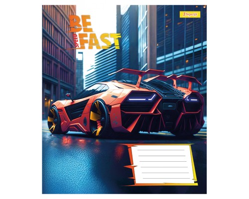 Зошит 1 вересня Be Fast А5 12 аркушів коса лінія (768005)