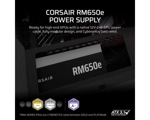 Блок живлення Corsair 650W RM650e (CP-9020302-EU)