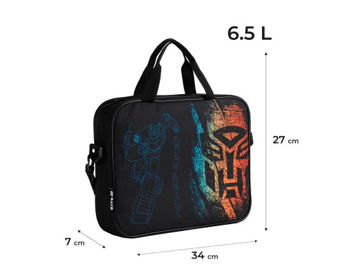 Сумка дитяча Kite 589 Transformers Generations A4, шкільна, текстильна (TF25-589)