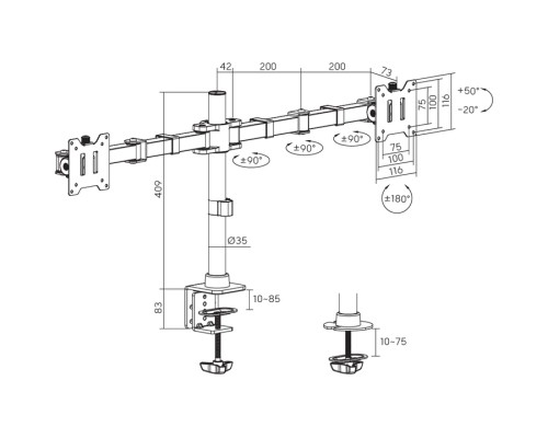 Кронштейн OfficePro MA112B