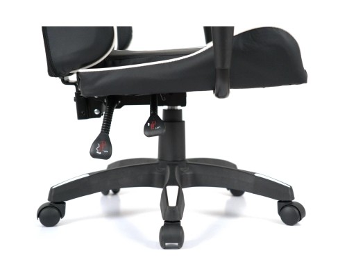 Крісло ігрове Аклас Стрік Light ANF Білий (PU-чорний/білий) (00160343)