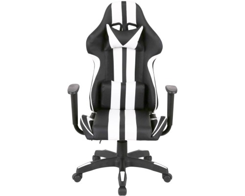 Крісло ігрове Аклас Стрік Light ANF Білий (PU-чорний/білий) (00160343)