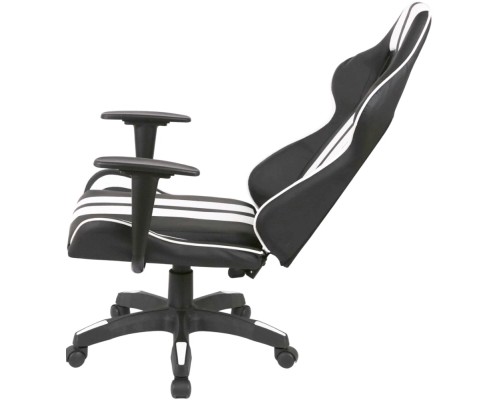 Крісло ігрове Аклас Стрік Light ANF Білий (PU-чорний/білий) (00160343)