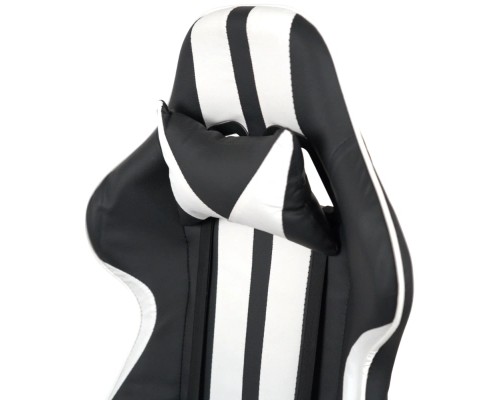 Крісло ігрове Аклас Стрік Light ANF Білий (PU-чорний/білий) (00160343)