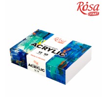 Акрилові фарби Rosa START COLOR 12 x10мл (4823098530985)