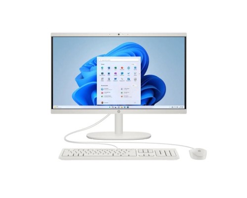 Комп'ютер HP 22-dg0002ua AiO / i3-N300, 8, 512, WiFi, кл+м, white (C31F4EA)