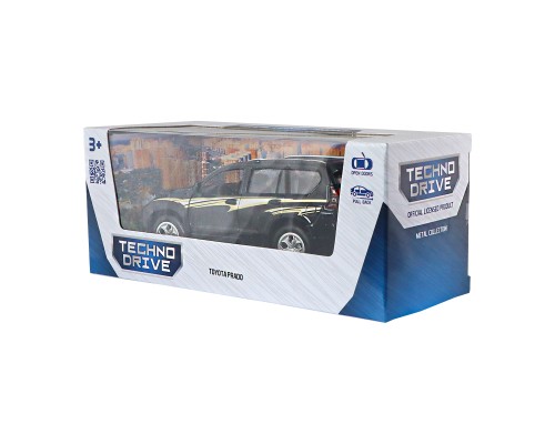 Машина TechnoDrive Toyota Prado чорний (KM6189D)