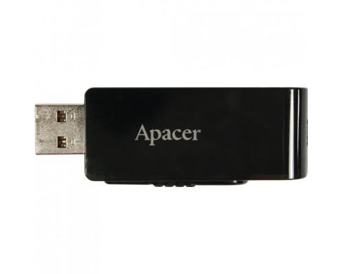 USB флеш накопичувач Apacer 64GB AH350 Black RP USB3.0 (AP64GAH350B-1) 