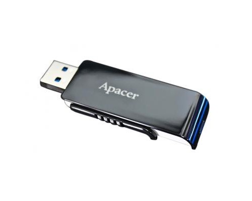 USB флеш накопичувач Apacer 64GB AH350 Black RP USB3.0 (AP64GAH350B-1) 
