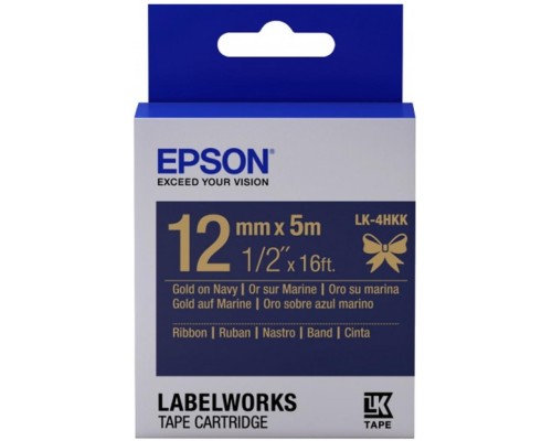 Стрічка для принтера етикеток Epson Labelworks LK-4HKK (C53S654002)