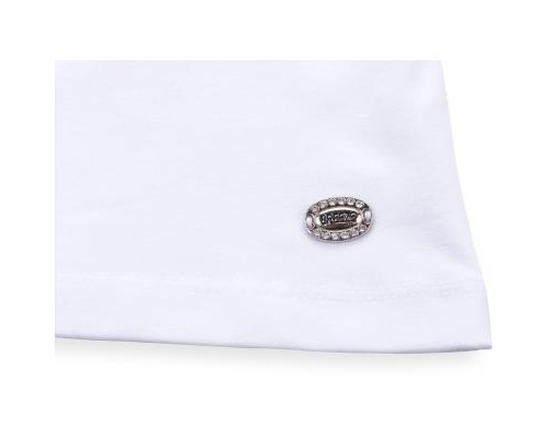 Кофта дитяча Breeze з шифоновими рюшами (9270-128G-white)