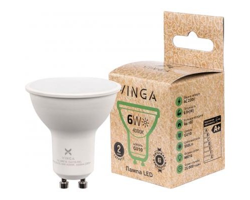Лампочка Vinga VL-MR16GU10-64L-220