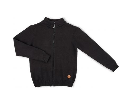 Кофта дитяча Na на блискавці в'язана (AFB1213-122B-black)