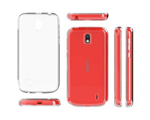 Чохол до мобільного телефона Laudtec для Nokia 1 Clear tpu (Transperent) (LC-N1T)
