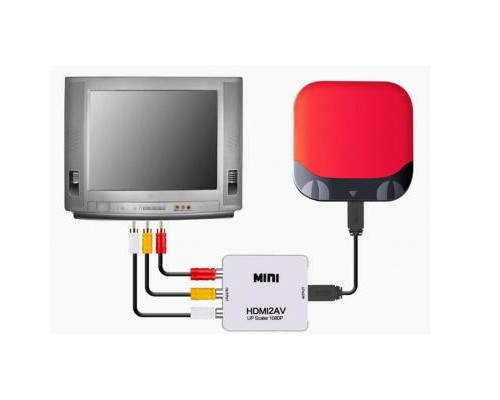 Перехідник HDMI - AV Extradigital (KBH1762) Перехідник HDMI - AV Extradigital (KBH1762)