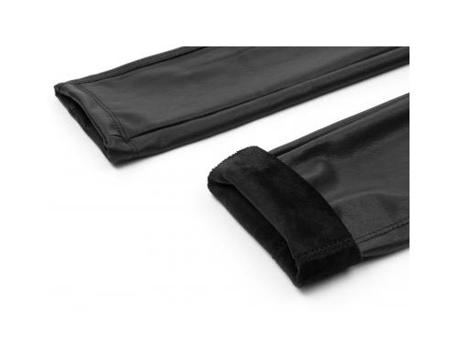 Штани дитячі Lovetti екошкіра (5615-170G-black)