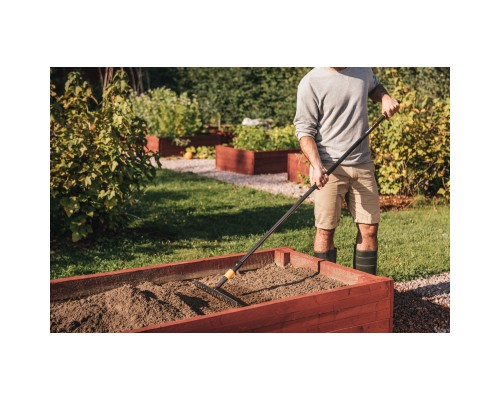 Граблі Fiskars для ґрунту 16 зубів QuikFit (1000654)