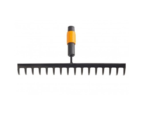 Граблі Fiskars для ґрунту 16 зубів QuikFit (1000654)