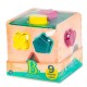 Розвиваюча іграшка Battat дерев'яна іграшка-сортер - Чарівний куб (BX1763Z)