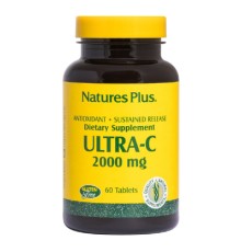 Вітамін Natures Plus Вітамін С, Ultra-C, 2000мг, Nature's Plus, 60 таблеток (NTP2220)