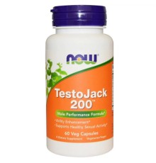 Трави Now Foods Репродуктивне Здоров'я Чоловіків ТестоДжек, TestoJack 200, 6 (NOW-02198)