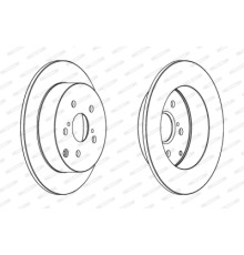 Гальмівний диск FERODO DDF1419