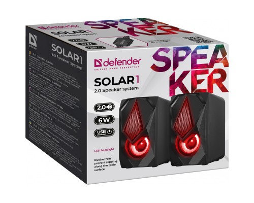 Акустична система Defender Solar 1 Black (65401) 