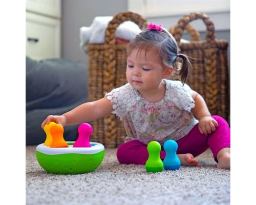 Розвиваюча іграшка Fat Brain Toys Сортер-балансир Неваляшки Spinny Pins (F248ML) Розвиваюча іграшка Fat Brain Toys Сортер-балансир Неваляшки Spinny Pins (F248ML)