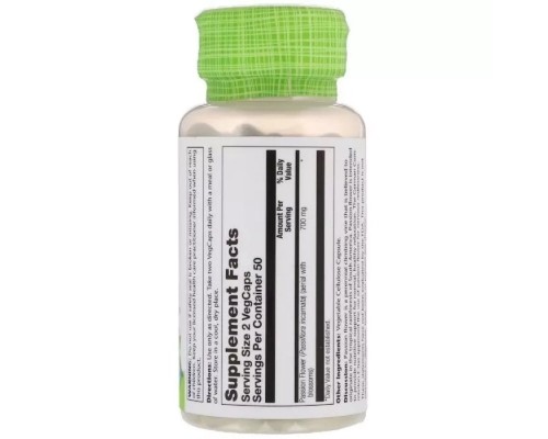 Трави Solaray Пассифлора, Passion Flower, 100 капсул (SOR-01430)